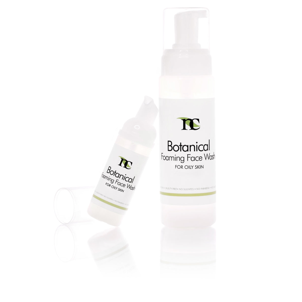 Botanical Face Wash product photo on white background