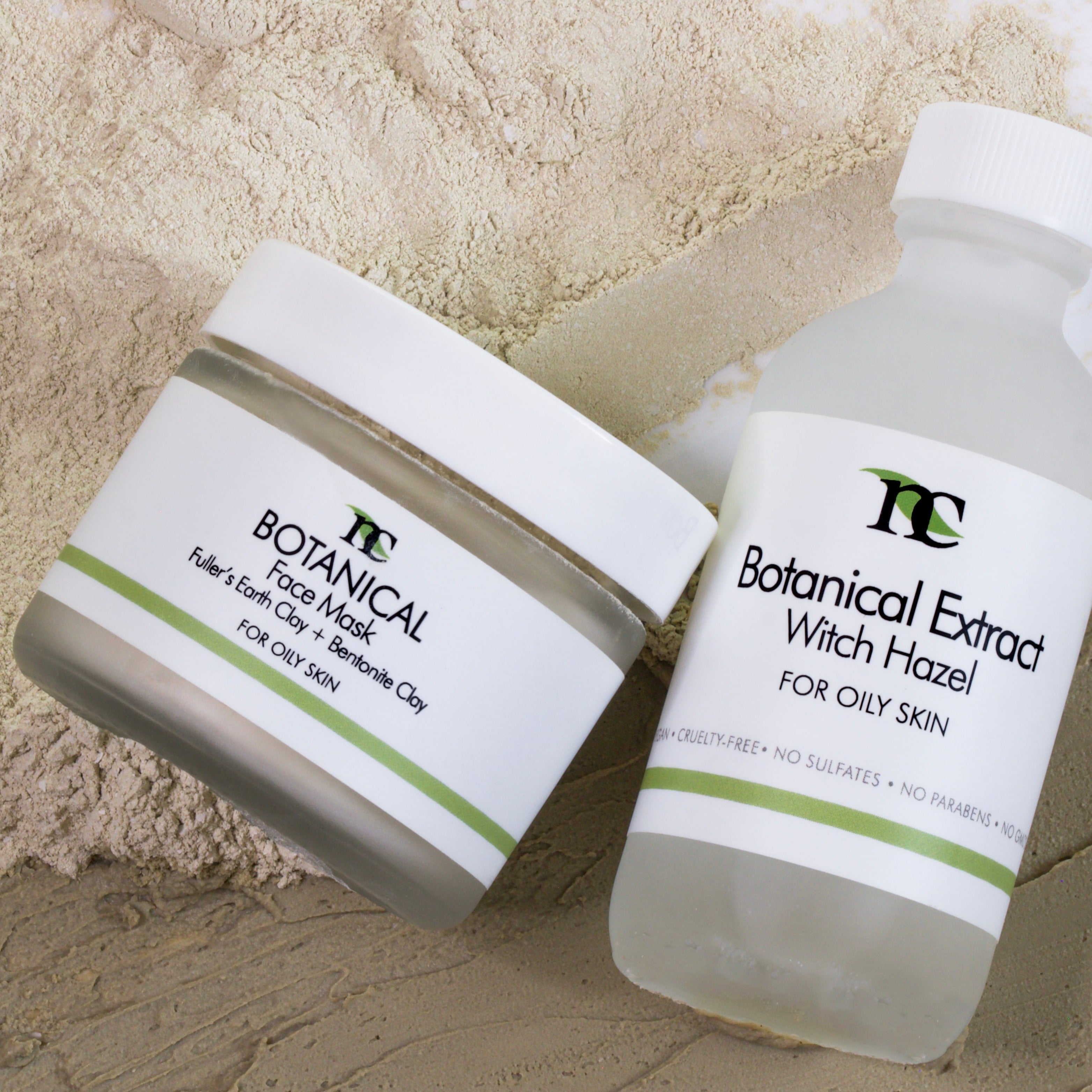 Botanical Face Mask Set for Breakouts Clarifying & Oil-Balancing