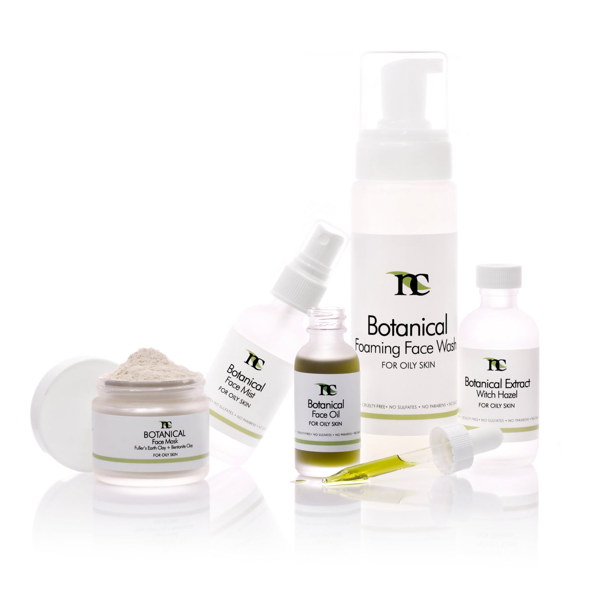 Botanical Skincare Set product photo on white background