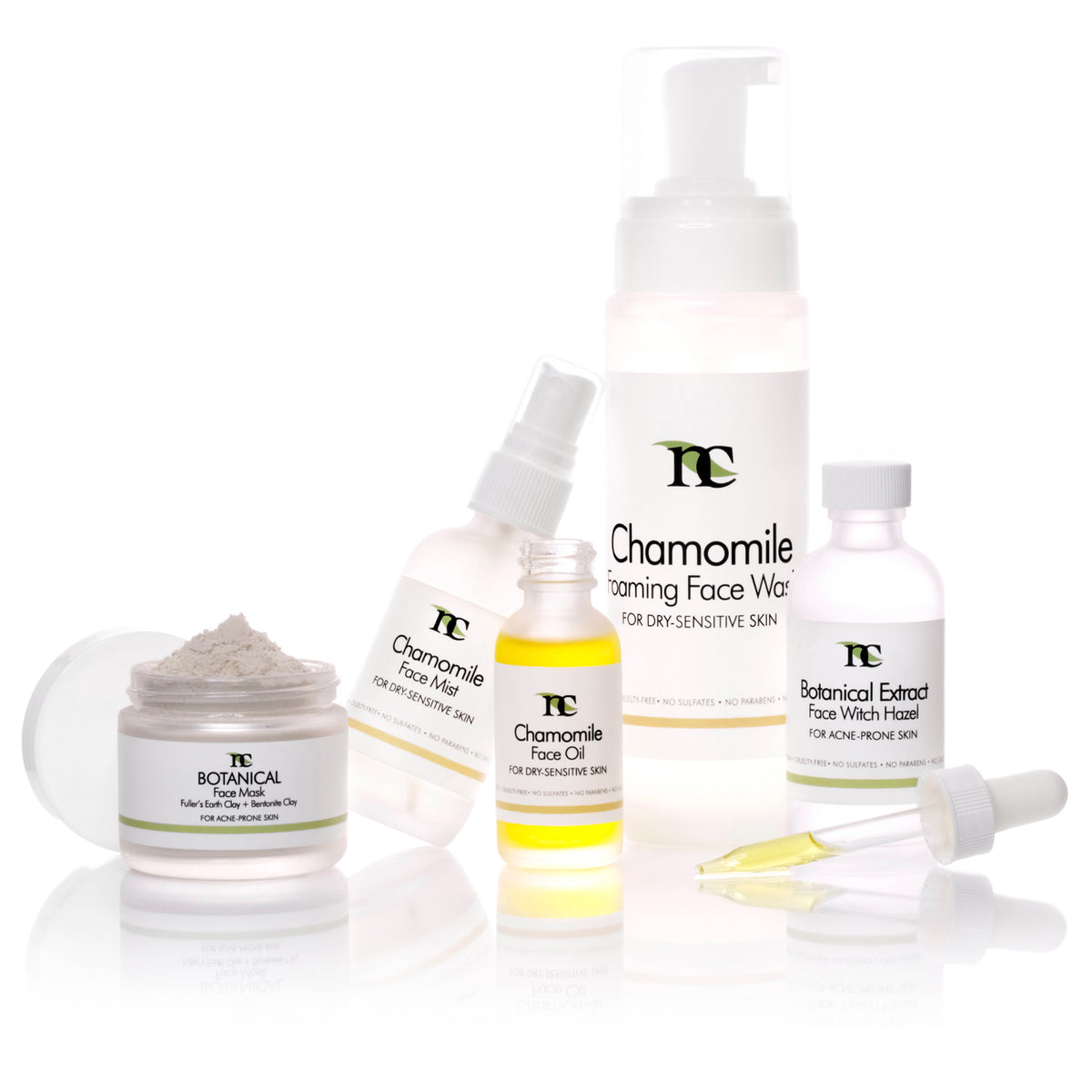 Periodic Skincare Set product photo on white background